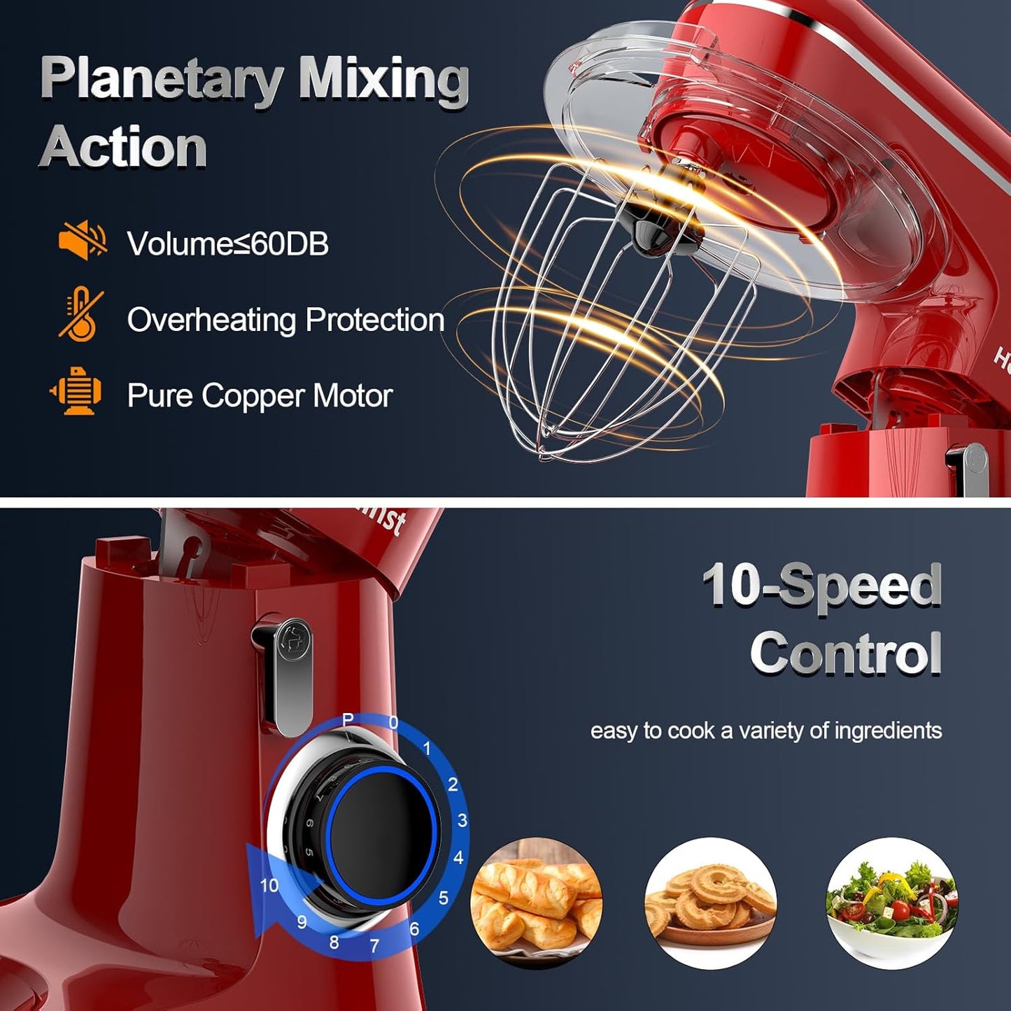 3-In-1 Kitchen Mixer with Bowl