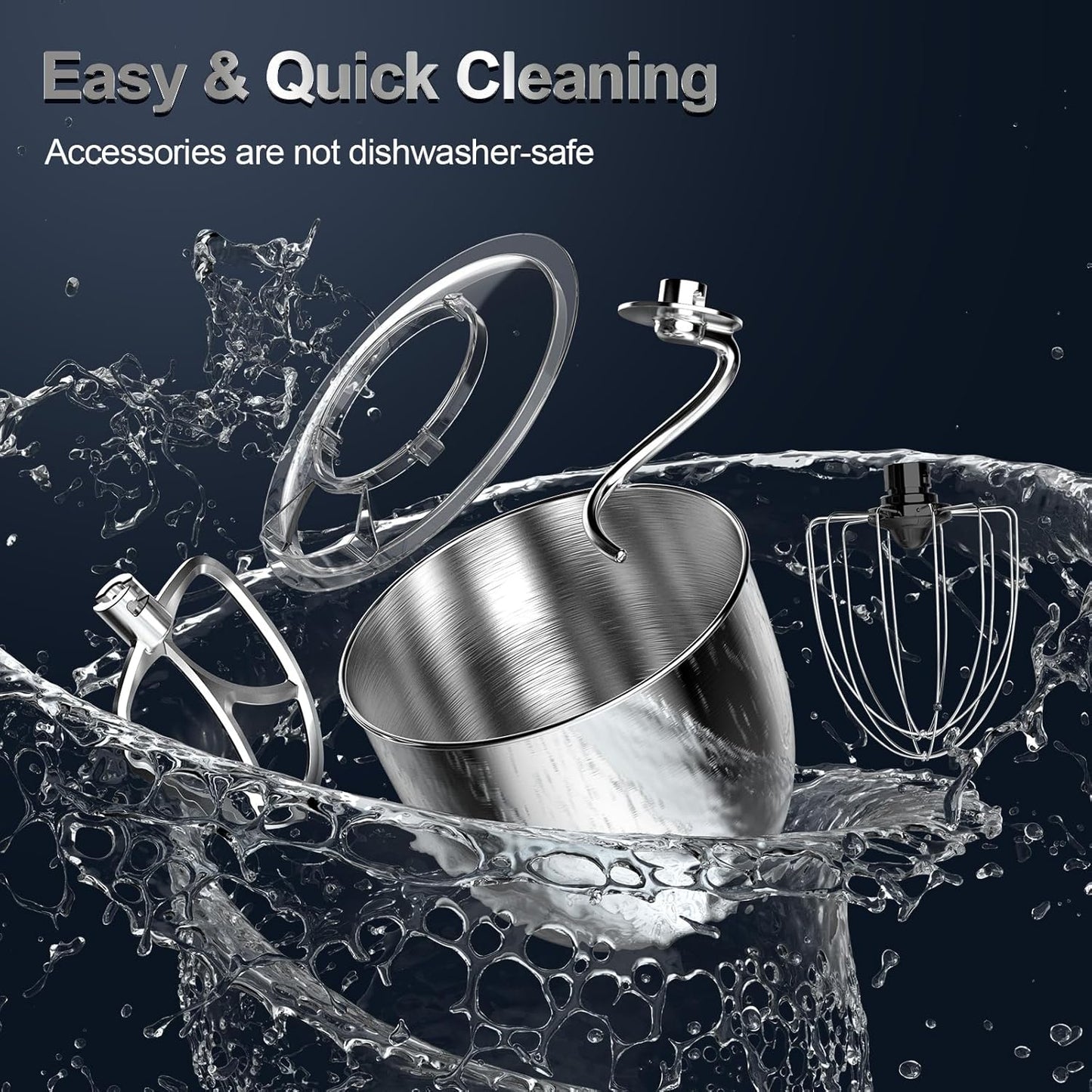 3-In-1 Kitchen Mixer with Bowl